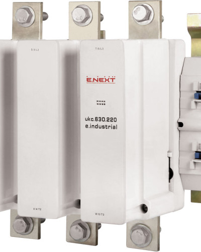 Контактор e.industrial.ukc.630.220, 630А, 220В, no