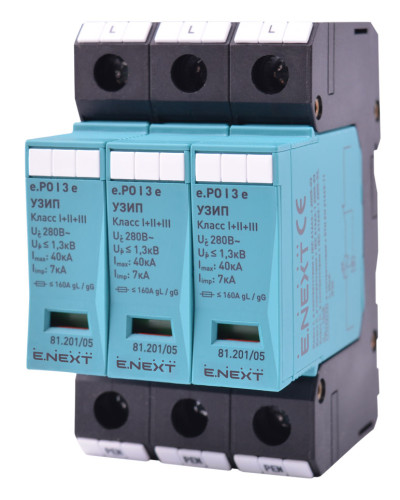 ПЗІП e.PO I 3 e 280V/7kA клас I+II+III, 3 полюси