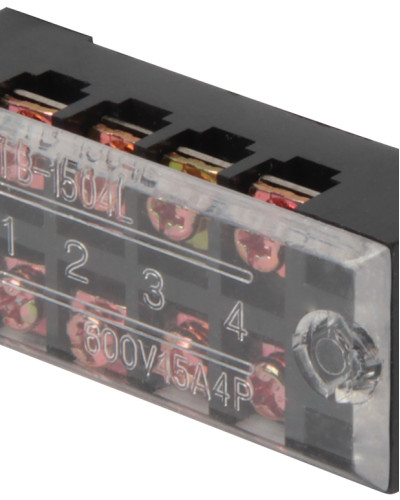 Клемна колодка захищена e.tc.protect.45.4, 45А, 4 полюса