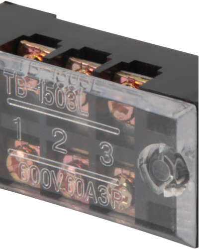 Клемна колодка захищена e.tc.protect.60.3, 60А, 3 полюса