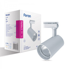 Трековий світильник Feron AL100 30W 4000К IP40 білий