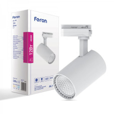 Трековий світильник Feron AL102 12W 4000К IP40 білий