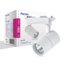 Трековий світильник Feron AL103 30W 2700К IP40 білий