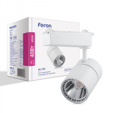 Трековий світильник Feron AL103 40W 4000К IP40 білий