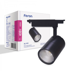 Трековий світильник Feron AL103 40W 4000К IP40 чорний