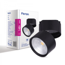 Трековий світильник Feron AL107 14W 4000К IP40 чорний
