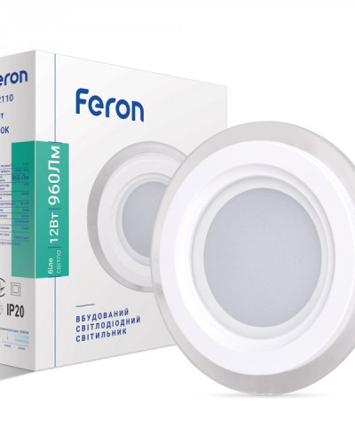 Світлодіодний світильник Feron AL2110 12W білий