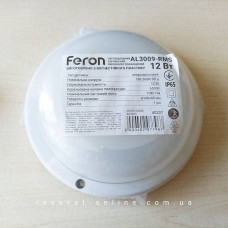 Светодиодный светильник с микроволновым датчиком Feron AL3009-RMS 12W