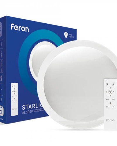 Світлодіодній світильник Feron AL5000 STARLIGHT з RGB 36W