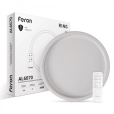 Світлодіодна Люстра з пультом Feron AL6070 RING 70Вт 3000-6500К IP20
