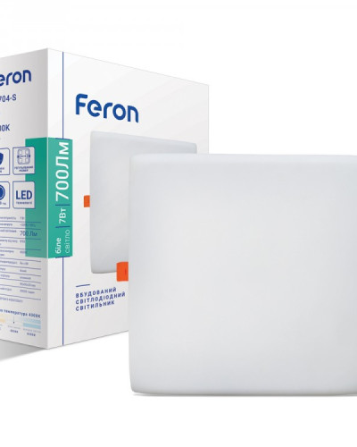 Встраиваемый светодиодный светильник Feron AL704-S 7W 4000К