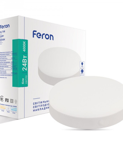 Накладной светодиодный светильник Feron AL708 24W