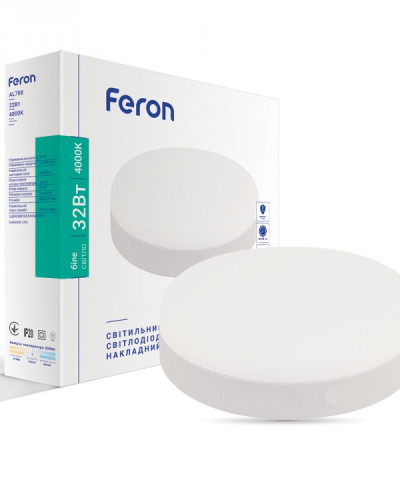 Накладний світлодіодний світильник Feron AL708 32W