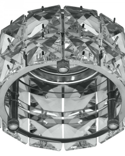 Вбудований світильник Feron CD4527 прозорий хром
