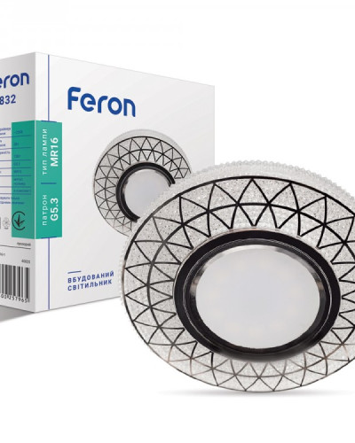 Вбудований світильник Feron CD832 з LED підсвічуванням