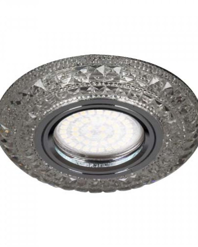 Вбудований світильник Feron CD877 з LED підсвічуванням прозорий