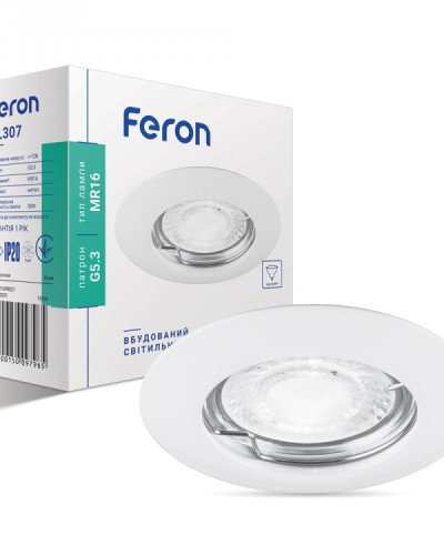 Вбудований світильник Feron DL307 білий