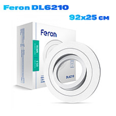 Встроенный поворотный светильник Feron DL6210 белый