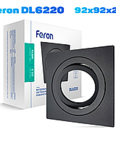Встроенный поворотный светильник Feron DL6220 белый