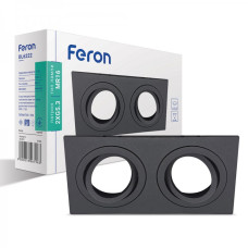 Встроенный поворотный светильник Feron DL6222 черный