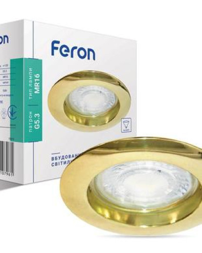 Невозвратный встроенный светильник Feron DL6300 G5.3 белый