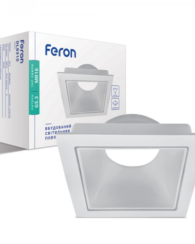 Вбудований поворотний світильник Feron DL8310 білий