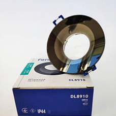 Вбудований світильник Feron DL8910 G5.3 IP44 чорний