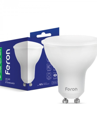 Світлодіодна лампа Feron LB-240 4Вт GU10 2700K