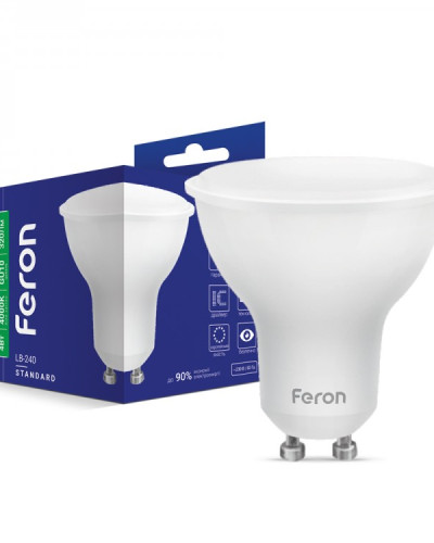 Світлодіодна лампа Feron LB-240 4Вт GU10 4000K
