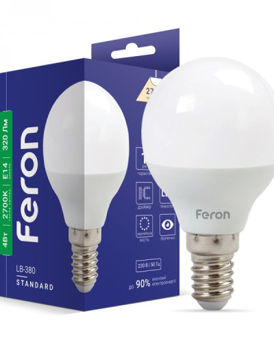 Світлодіодна лампа Feron LB-380 4Вт E14 2700K