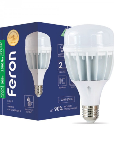 Світлодіодна лампа Feron LB-65 30Вт E27-E40 4000K