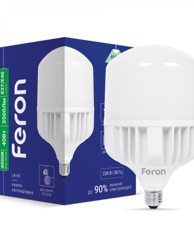 Світлодіодна лампа Feron LB-65 40Вт E27-E40 4000K