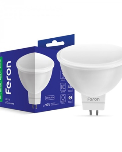 Светодиодная лампа Feron LB-716 6Вт GU10 6500K