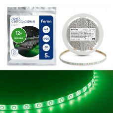 Светодиодная лента Feron LS603 60SMD/м 12V IP20 зеленый