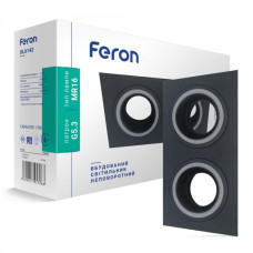 Накладний неповоротний світильник Feron ML203-P G5.3 IP20 чорний