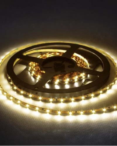 Світлодіодна стрічка Feron SANAN LS603 60SMD/м 12V IP20 жовтий