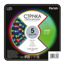 Светодиодная лента Feron SANAN LS606 30SMD/м 12V IP20 RGB