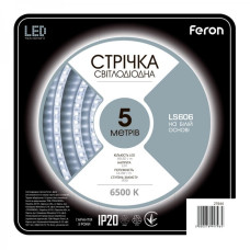 Светодиодная лента Feron SANAN LS606 60SMD/м 12V IP20 белый