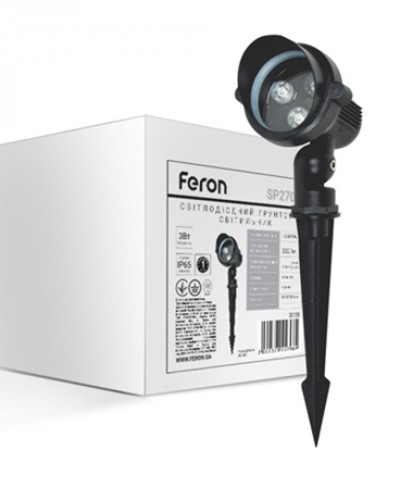 Грунтовый светильник Feron SP2704 3W 2700K