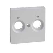 Центральна плата механізму розетки з маркуванням FM  та TV, активно-білий, System M Merten, Schneider Electric MTN299925