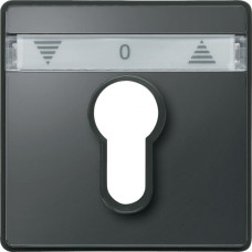 Центральна плата вимикача для жалюзі з фіксатором,антрацит,IP44,  AQUADESIGN, Merten, Schneider Electric MTN348214