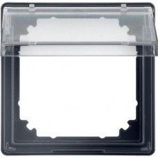 Клавиша одинарная IP44,антрацит, Merten Aquadesign Schneider Electric MTN343119