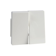 Клавиша двойная, IP44, полярно белый Merten Aquadesign Schneider Electric MTN343519