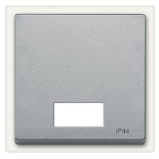 Клавиша с окошком для световой
индикации IP44, алюминий
Merten System M Schneider Electric MTN433760