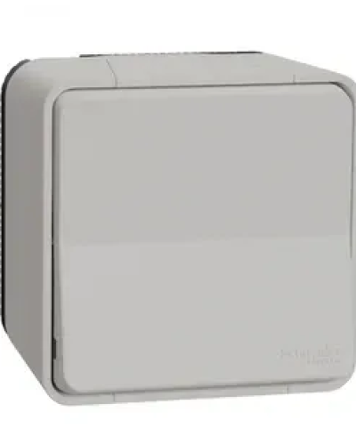 Кнопочный выключатель в сборе белый IP55 MUREVA S