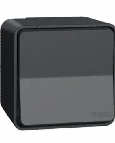 Кнопочный выключатель в сборе черный IP55 MUREVA S