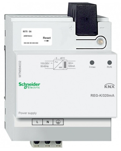 Источник питания KNX REG-K 320 мА, KNX Merten Schneider Electric MTN684032