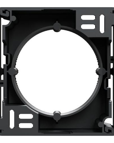 Коробка для поверхневого монтажу, 1-пост, Чорний Sedna Design Schneider Electric SDD114901