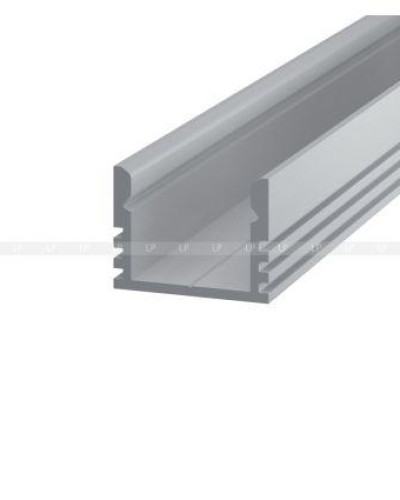 LED профіль алюмінієвий ЛП12 -1м. (в ламелях по 2м)
