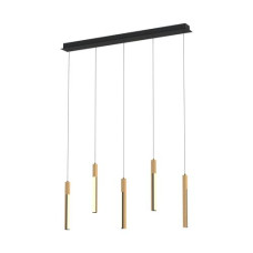 Підвісний світильник Чорний-Дерево BLACK-WOOD ELIOT LAMPA MD4768-5-3BMT